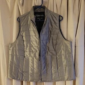 Relativity Silver Puffer Vest